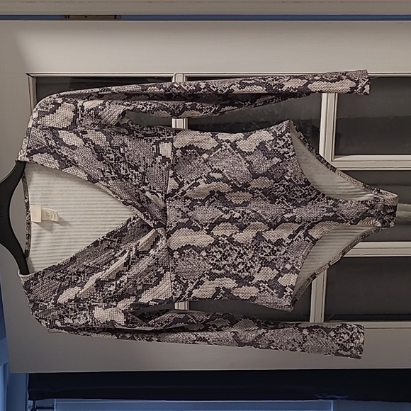 Snake Print Bodysuit - Picture 1 of 4